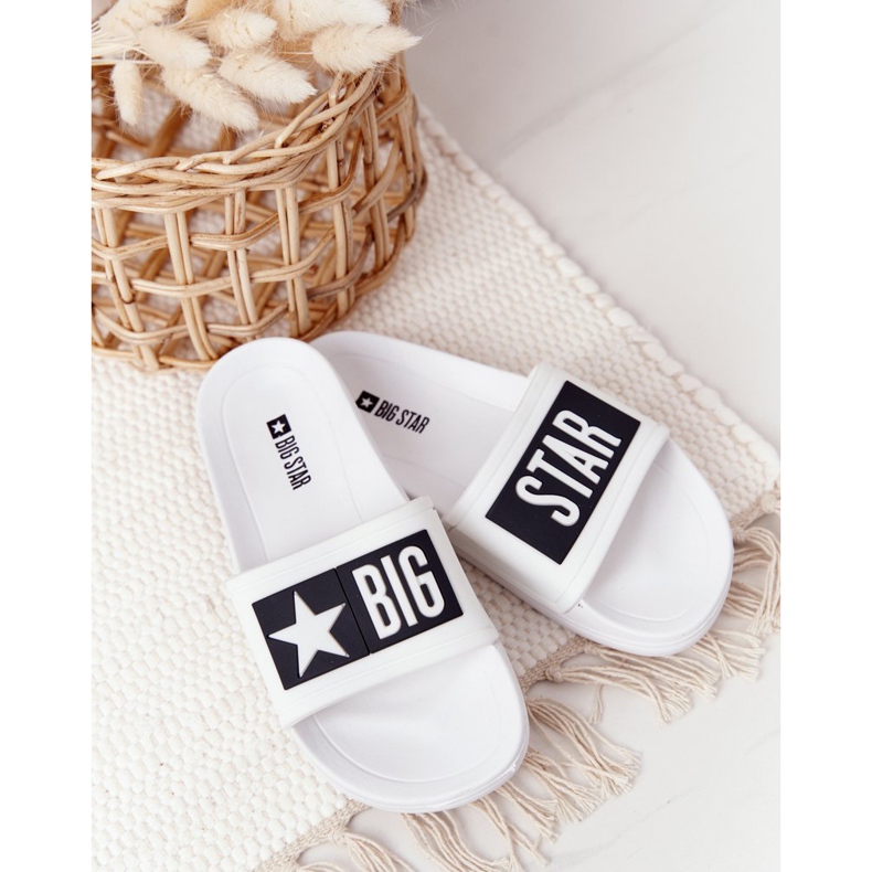 Pantuflas para niños Big Star DD374151 Blanco 2