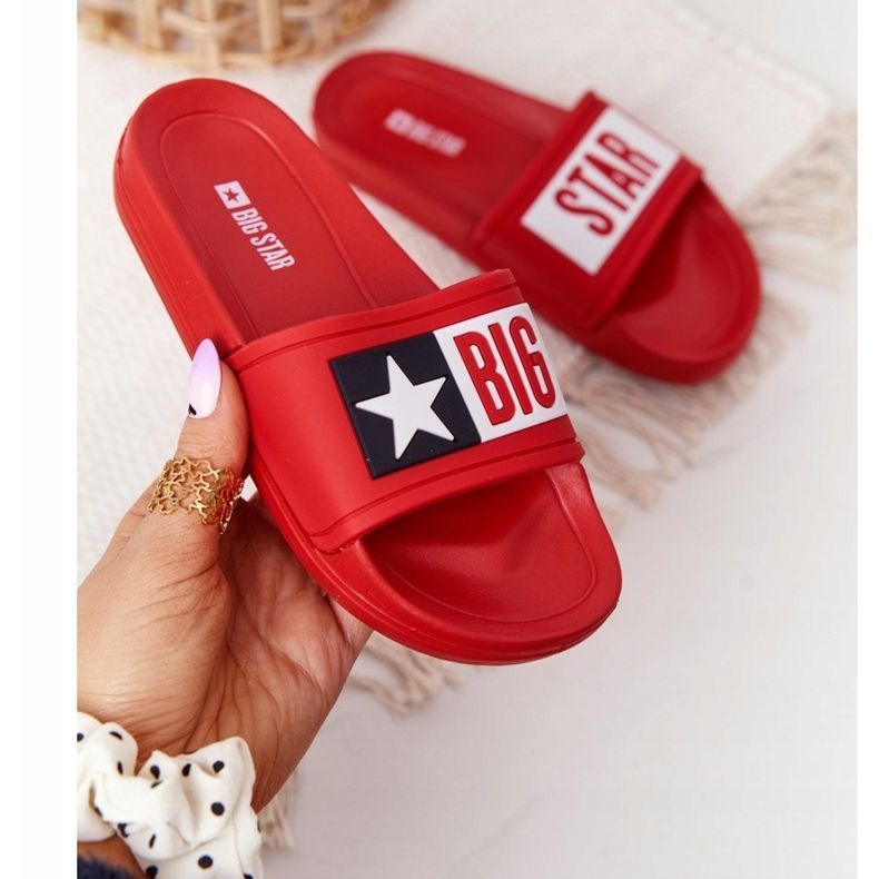 Pantuflas para niños Big Star DD374153 Rojo 1