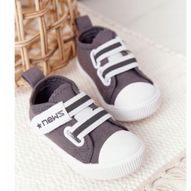 EVE Zapatillas Infantiles Con Velcro Gris Novedades 5
