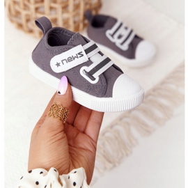 EVE Zapatillas Infantiles Con Velcro Gris Novedades 7