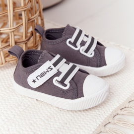 EVE Zapatillas Infantiles Con Velcro Gris Novedades 4