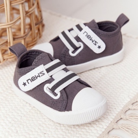 EVE Zapatillas Infantiles Con Velcro Gris Novedades 6