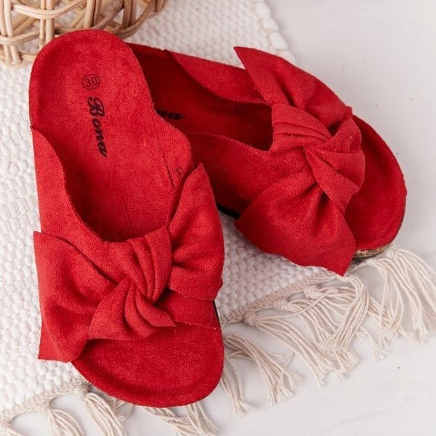 PB2 Chanclas infantiles rojas Little Wendy rojo 1