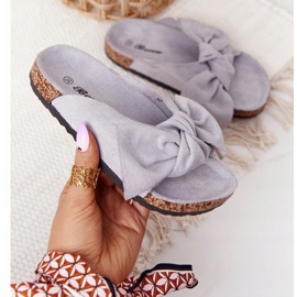 PB2 Pantuflas Infantiles Gris Corcho Little Wendy 5