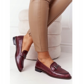 Mocasines Mujer Sergio Leone PB253 Borgoña rojo multicolor 4