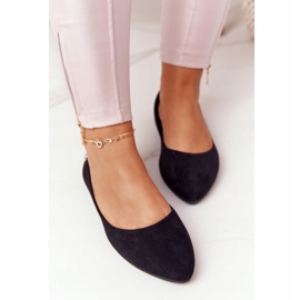 Bailarinas de ante Sergio Leone BL622 Negro 4