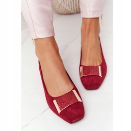 Zapatos De Salón De Ante En El Tacón Sergio Leone PB142 Burdeos rojo multicolor 5