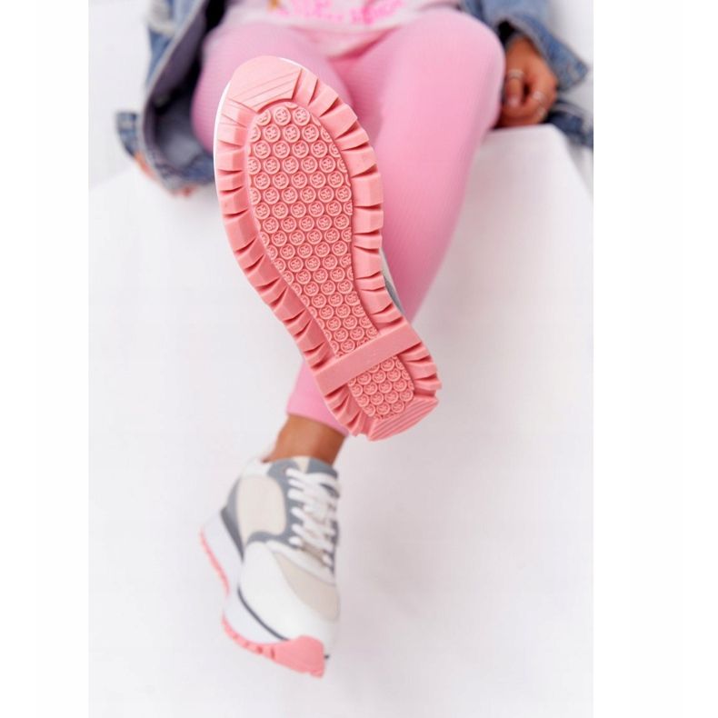 Zapatos Deportivos De Piel En La Plataforma GOE HH2N4008 Blanco multicolor 1