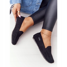 PH1 Mocasines negros de ante San Marino para mujer 4