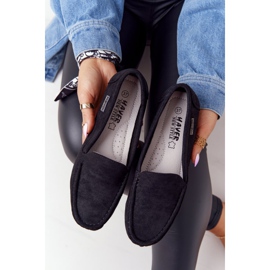 PH1 Mocasines negros de ante San Marino para mujer 5