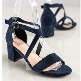 Sandalias de tiras Sergio Leone azul marino 2