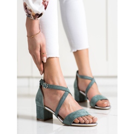 Sandalias de tiras Sergio Leone multicolor azul 3