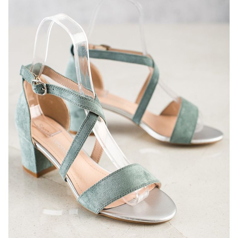 Sandalias de tiras Sergio Leone multicolor azul 1