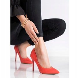 Kayla Tacones de coral clásicos rojo 2