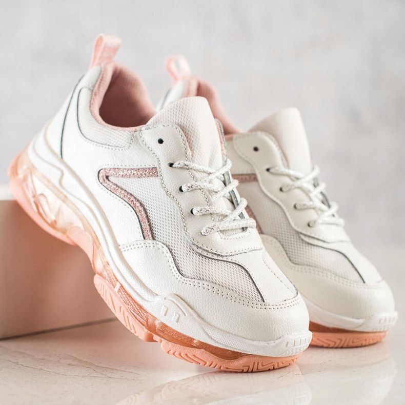 Goodin Zapatillas de cuero blanco 1