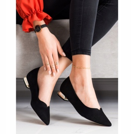 Filippo Zapatos de salón con tacón decorativo negro 3
