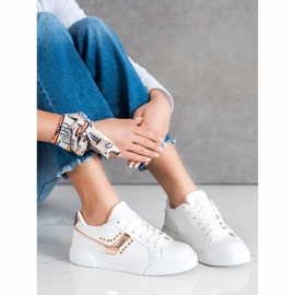 SHELOVET Zapatos deportivos blancos casuales 1