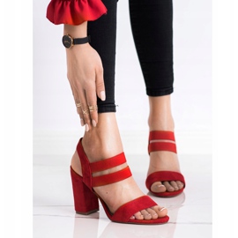 Evento Sandalias sin cordones en una barra rojo 2