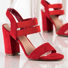Evento Sandalias sin cordones en una barra rojo 1