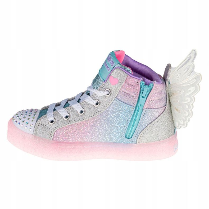 Zapatillas Skechers Shuffle Brights Glimmer Wings W 20254L-LBMT rosa multicolor 1