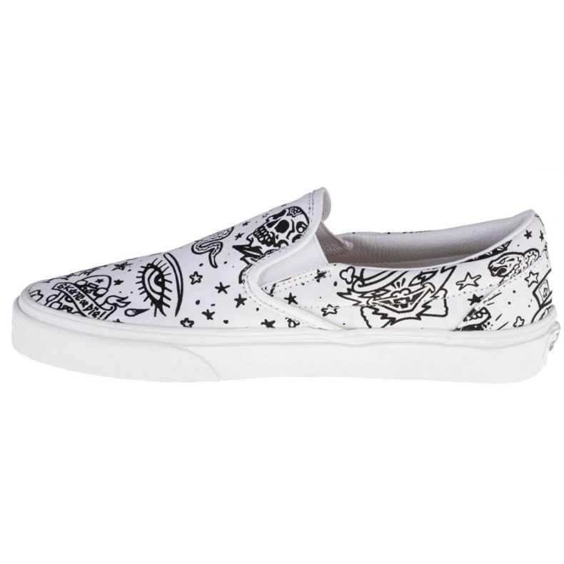 Vans Classic Slip-On U VN0A4BV31IU Zapatos blanco negro 1 Vans Classic Slip-On U VN0A4BV31IU Zapatos blanco negro 1