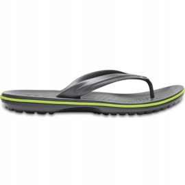 Pantuflas Crocs Crocband Flip grafito verde 11033 OA1 multicolor 5