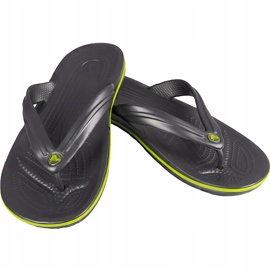 Pantuflas Crocs Crocband Flip grafito verde 11033 OA1 multicolor 1