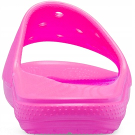 Pantuflas de mujer Crocs Classic Slide rosa 206121 6QQ rosado 4