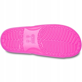 Pantuflas de mujer Crocs Classic Slide rosa 206121 6QQ rosado 5