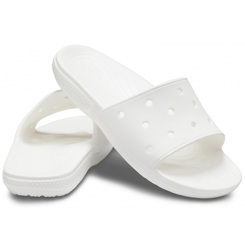 Pantuflas de mujer Crocs Classic Slide blanco 206121100 1