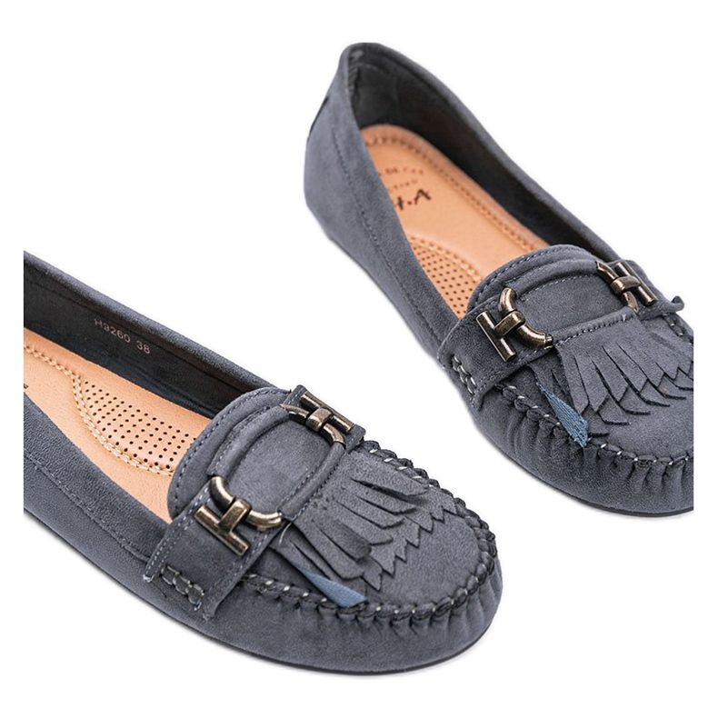 Mocasines grises de ante ecológico de Maia 1