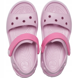 Sandalias Crocs para niños Crocband Sandal Kids pink 12856 6GD rosa 1
