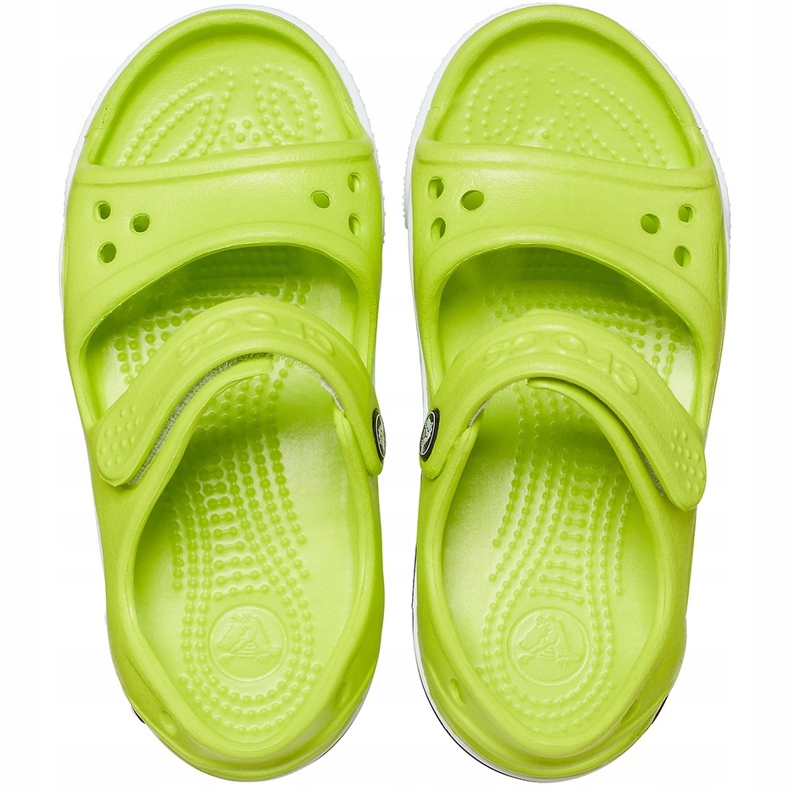 Sandalias Crocs para niños Crocband Ii Sandal lime-black 14854 3T3 verde 1