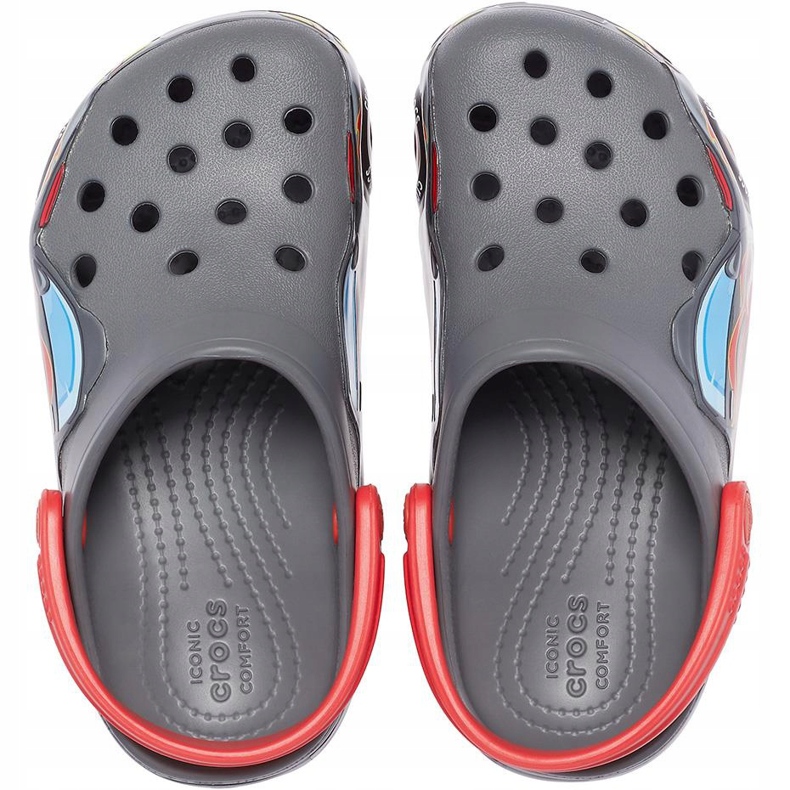 Zueco Crocs Kids Fl Truck Band gris 207074 0DA multicolor 1