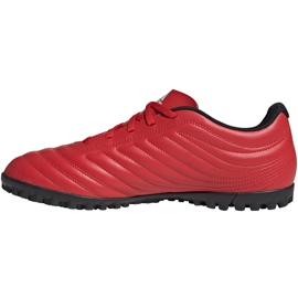 Adidas Copa 20.4 Tf zapatos de fútbol rojo G28521 2