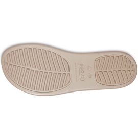 Pantuflas de mujer Crocs Brooklyn Mid Wedge beige 206219 16T 3