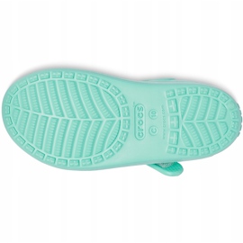 Sandalias Crocs para niños Classic Cross Strap Charm menta 206947 3U3 verde 3