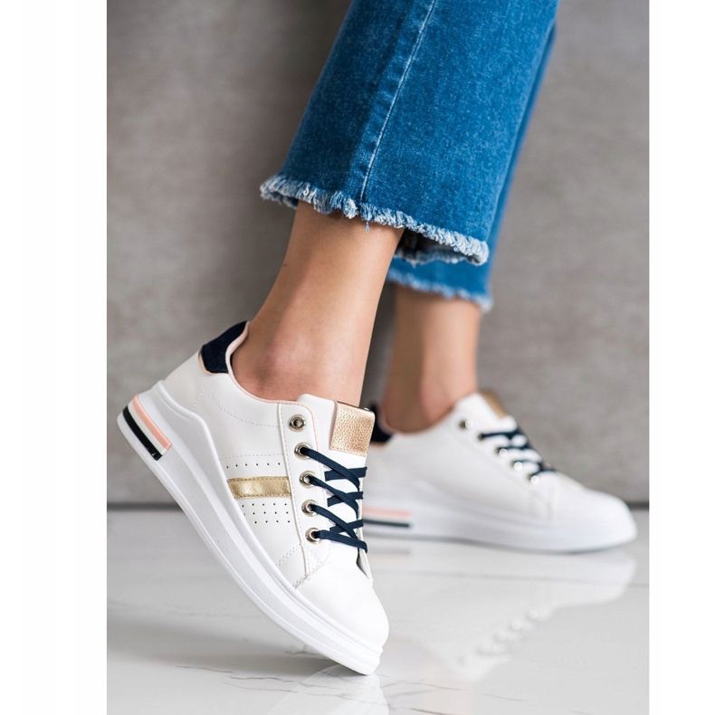 SHELOVET Zapatillas deportivas blanco 1