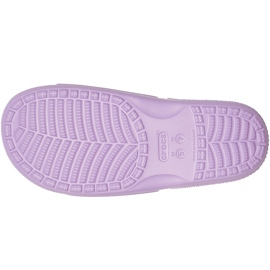 Pantuflas Crocs Classic Slide de mujer violeta 206121 5PR 3