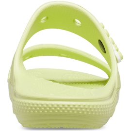 Pantuflas Crocs Classic Amarillo 206761 3U4 verde 2