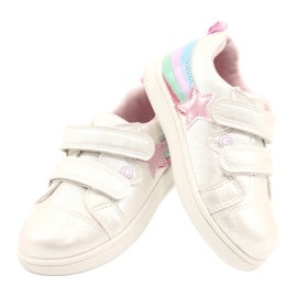 Evento Zapatos deportivos para niñas con una estrella 21DZ23-3904 White blanco 7 Evento Zapatos deportivos para niñas con una estrella 21DZ23-3904 White blanco 7