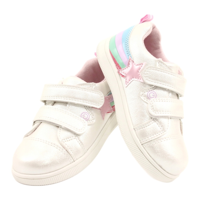 Evento Zapatos deportivos para niñas con una estrella 21DZ23-3904 White blanco 7 Evento Zapatos deportivos para niñas con una estrella 21DZ23-3904 White blanco 7