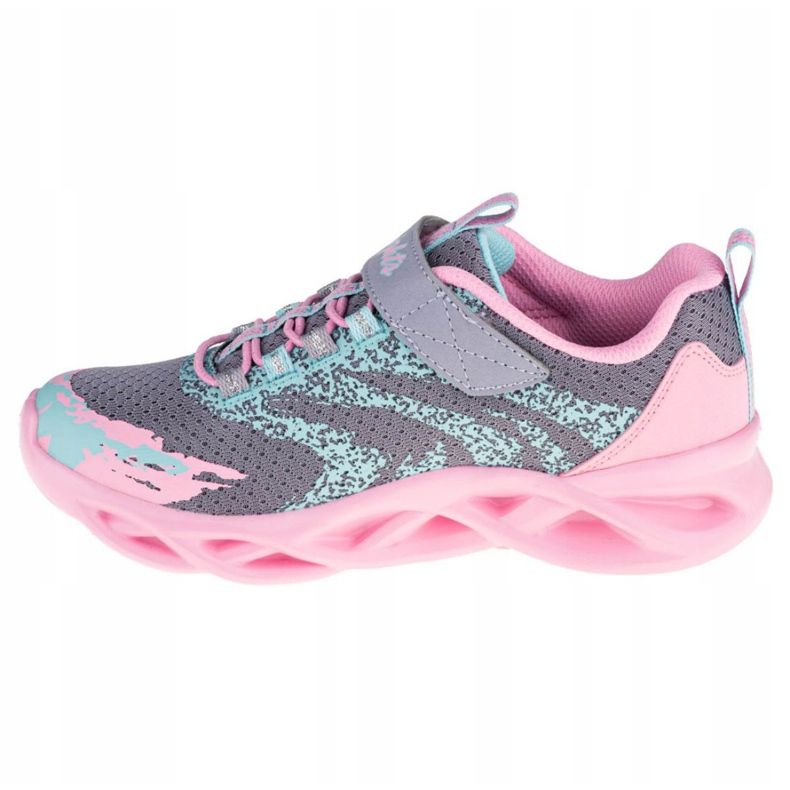 Zapatillas Skechers Twisty Brights W 302301L-GYPK rosado gris 1