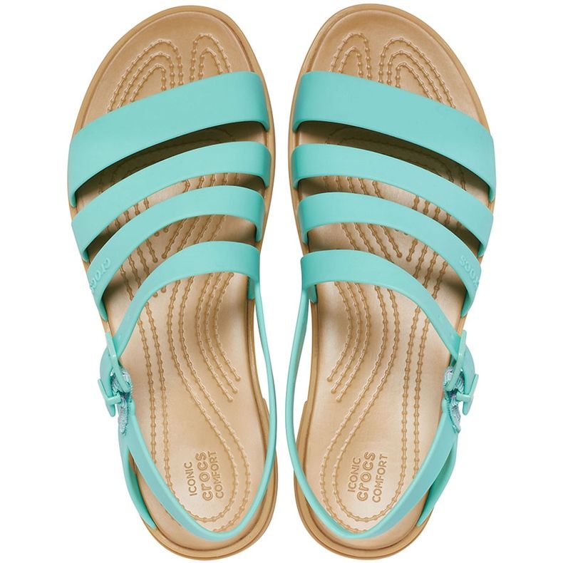 Sandalias Crocs Mujer Tulum Sandal menta 206107 3U3 verde 1