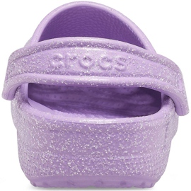 Zueco Crocs Classic Glitter Violet para mujer 205942 5PR violeta 2