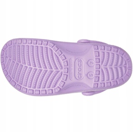 Zueco Crocs Classic Glitter Violet para mujer 205942 5PR violeta 3