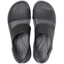Sandalias Crocs de mujer Brooklyn Low Wedge negro 206453060 1