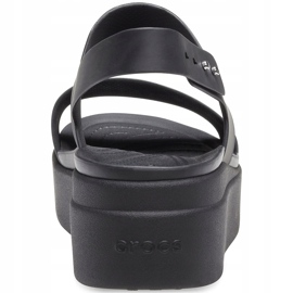 Sandalias Crocs de mujer Brooklyn Low Wedge negro 206453060 2