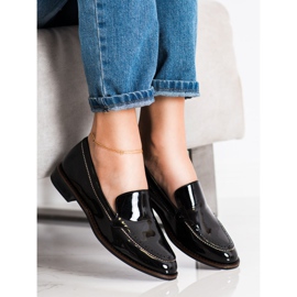 Mocasines lacados Sergio Leone negro 3