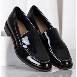 Mocasines lacados Sergio Leone negro 2